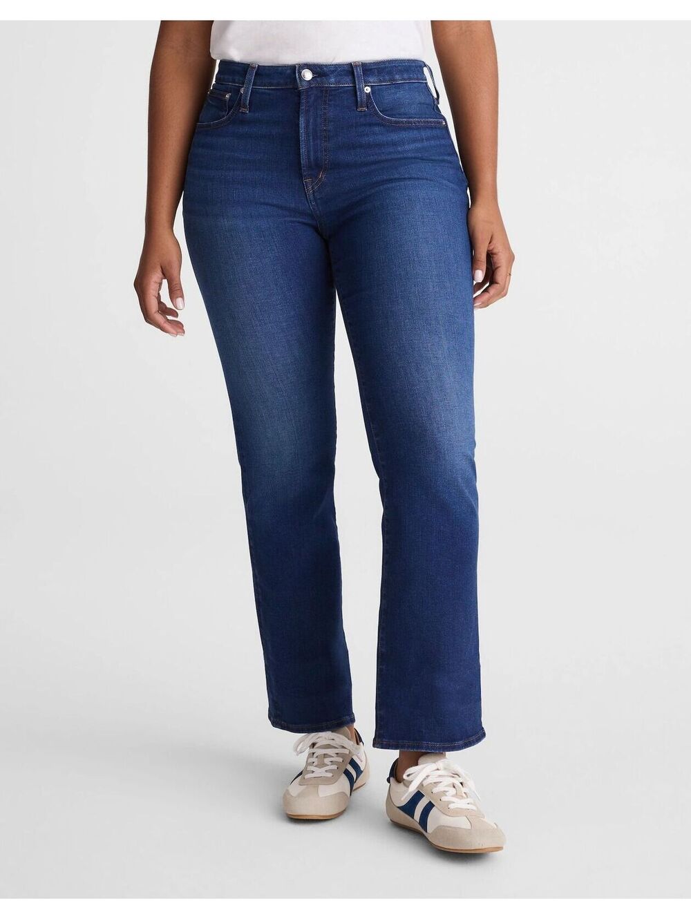 NWT Madewell The Curvy Flare Crop Jean in Super Stretch Denim‎ Size 30 MSRP $148